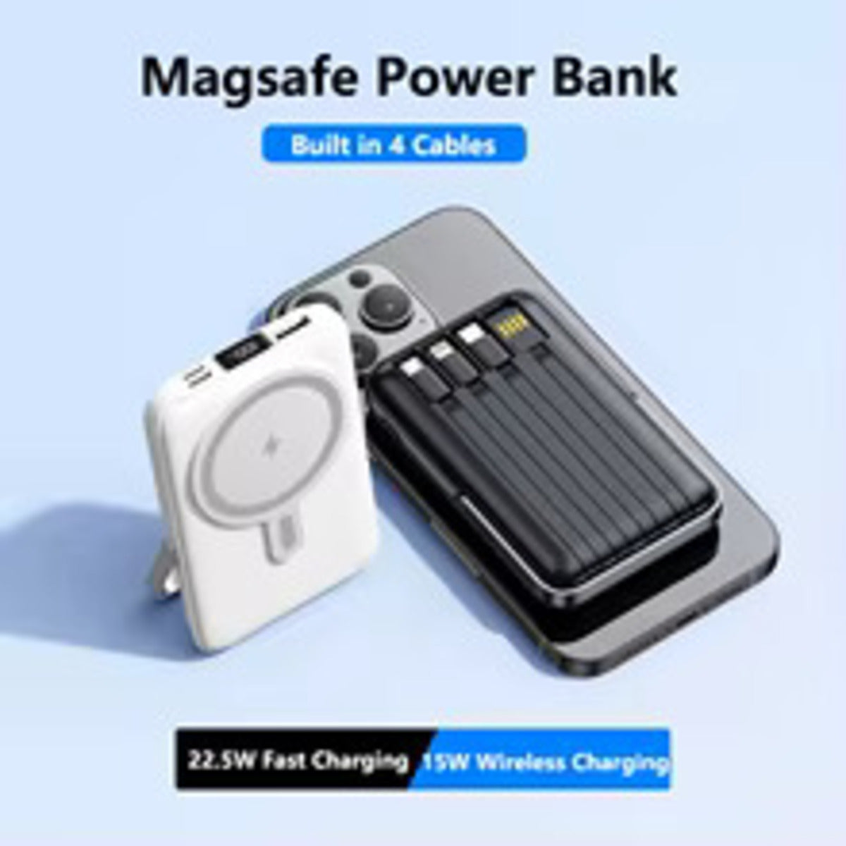 2-in-1 Mag-Safe Charging Station & Portable Battery