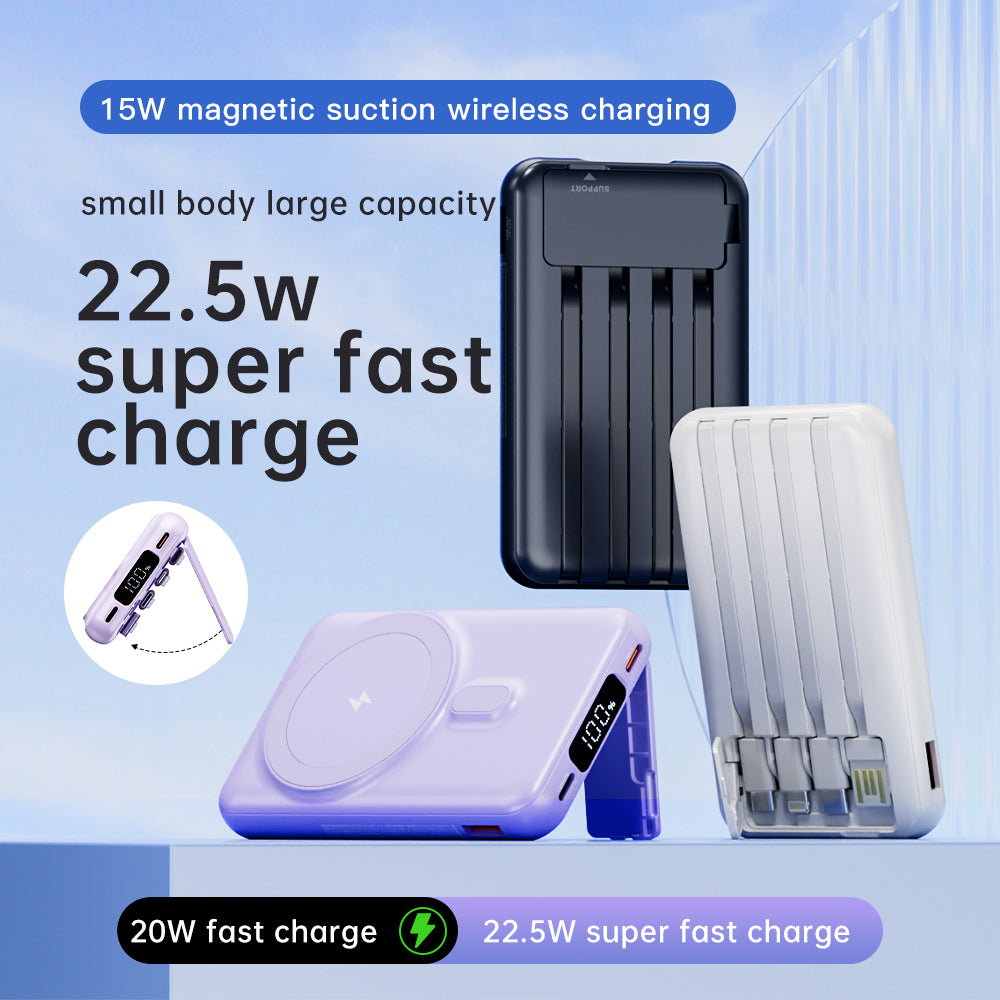 2-in-1 Mag-Safe Charging Station & Portable Battery