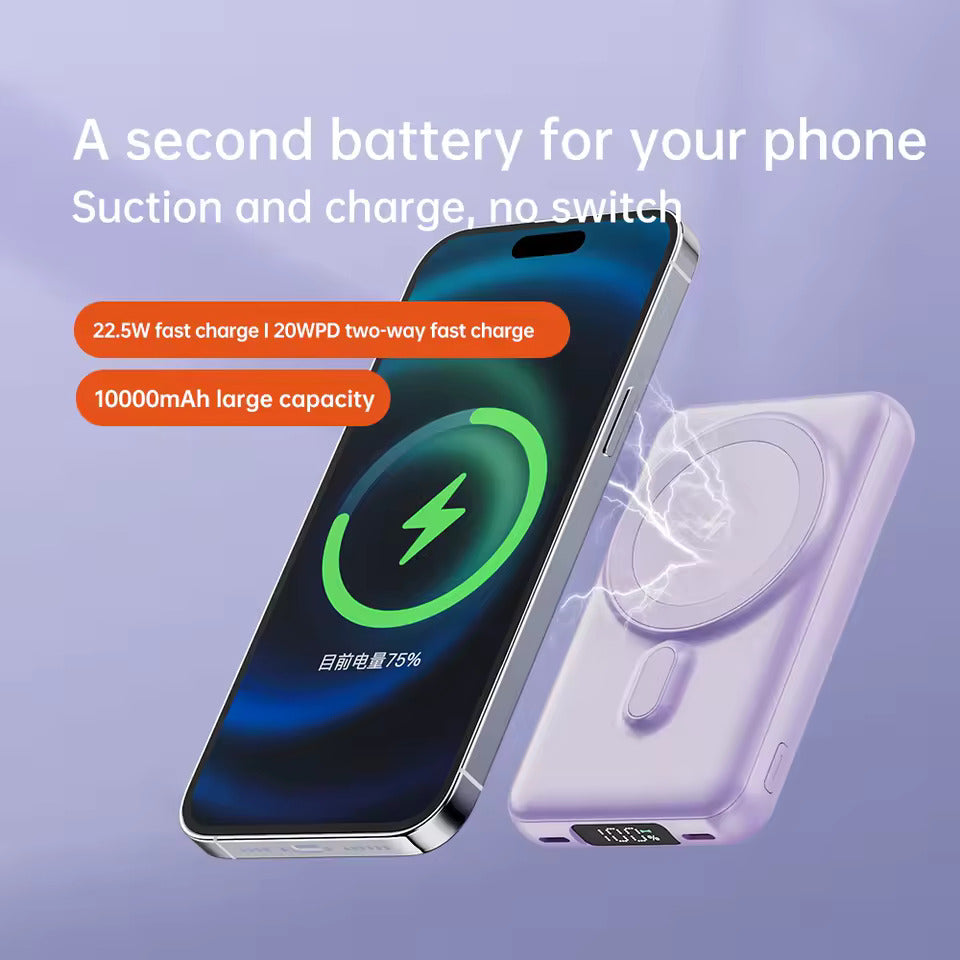 2-in-1 Mag-Safe Charging Station & Portable Battery