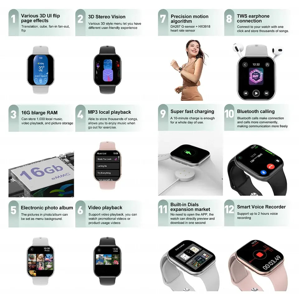 Elegant Health Smartwatch™ – Style Meets Smart Technology