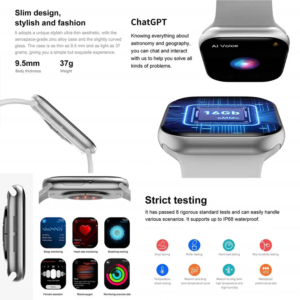 Elegant Health Smartwatch™ – Style Meets Smart Technology