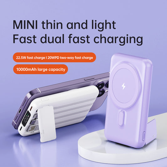 2-in-1 Mag-Safe Charging Station & Portable Battery